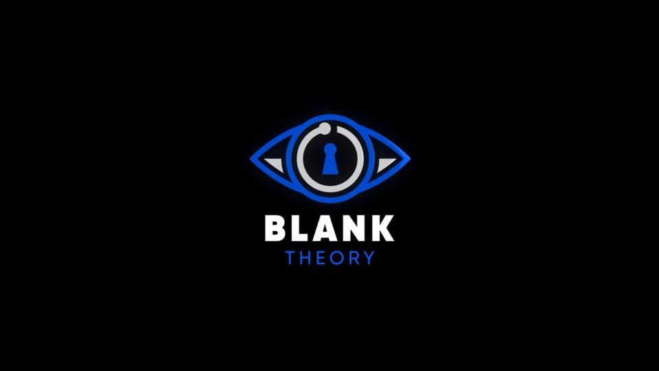 Cinematic glowing logo intro